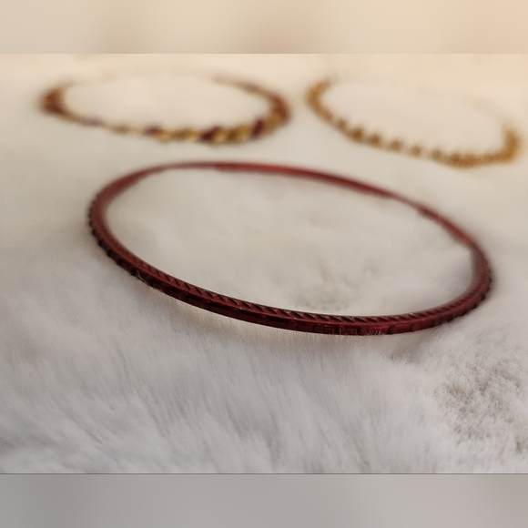 Set of 5 metal bracelet - Picture 4 of 4